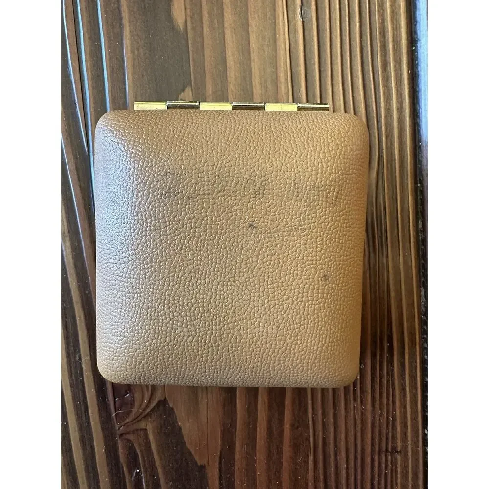 Phinney Walker Travel Folding Alarm Clock Tan Case White Face Works